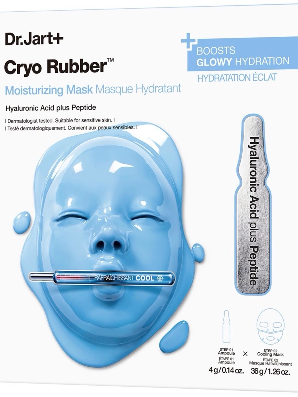 NO -Dr. Jart+ Cryo Rubber Moisturizing Mask — Blue Cooling Hydration